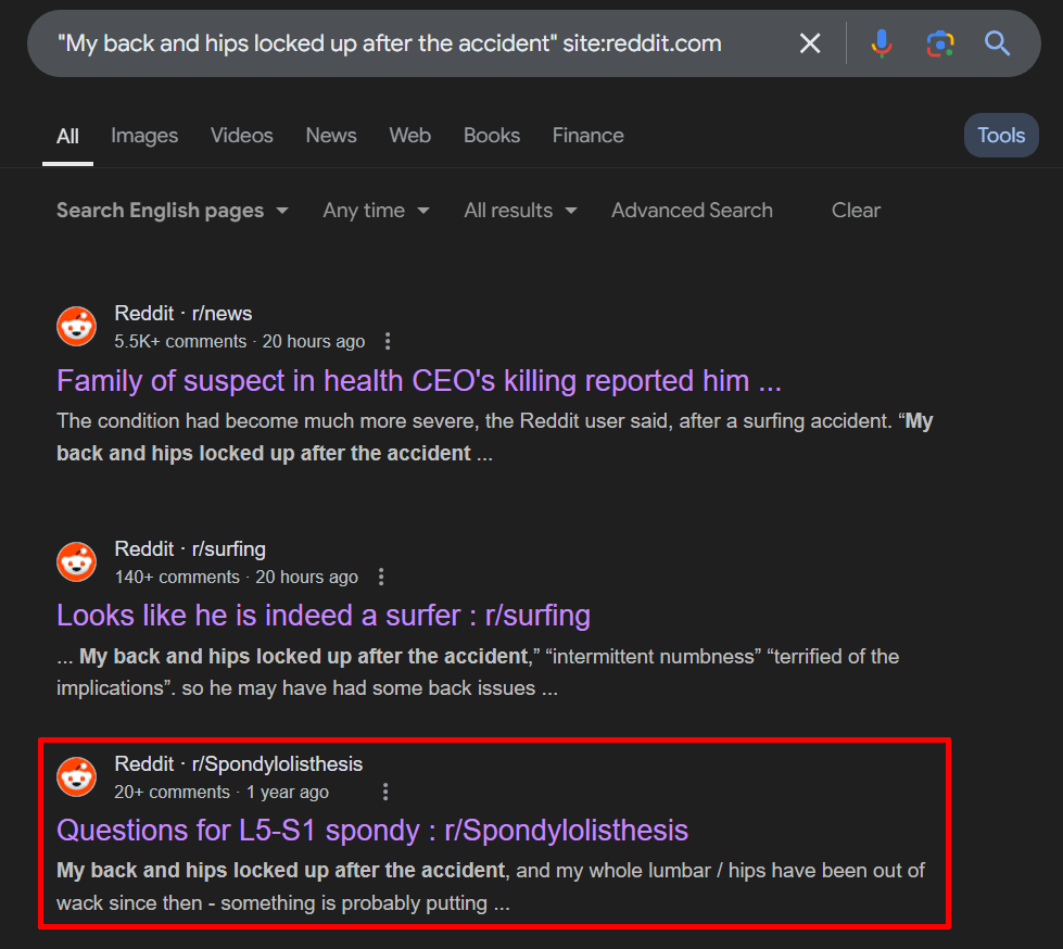 According to CNN, this now-deleted Reddit post was authored by a someone matching Luigi Mangione profie, age, lociation, university and medical history