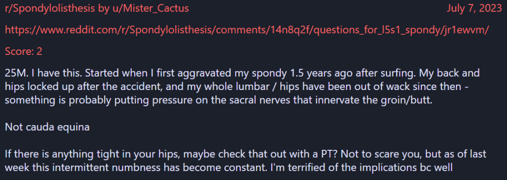 Luigi Mangione´s now-deleted Reddit posts related to brain-fog and brain disease 4